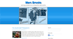Desktop Screenshot of marcbrooks.com